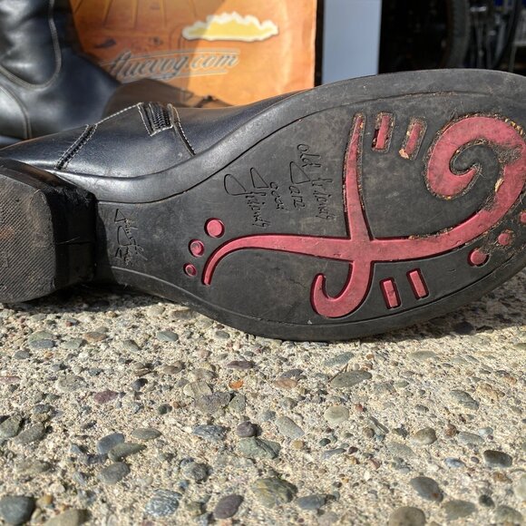 Black John Fluevog boots with Original Box, Size 10 - Picture 5 of 7